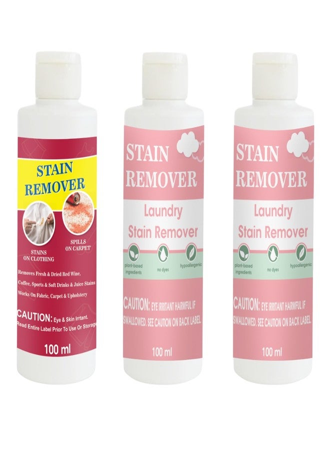 TOOVUS Stain Remover Combo Pack of Red, Pink and Pink Stain Remover | Multi-Surface Cleaning Solution for Clothes, Fabrics, Upholstery (100 g Each) - Image 1